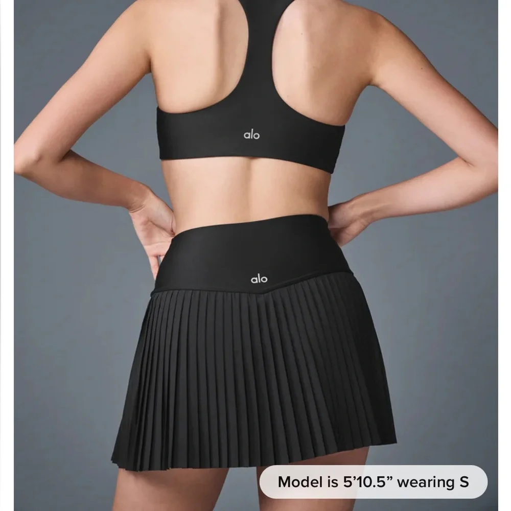 ALO Black Grand Slam Tennis Skort Size XS Pickleball Skirt - Picture 5 of 14